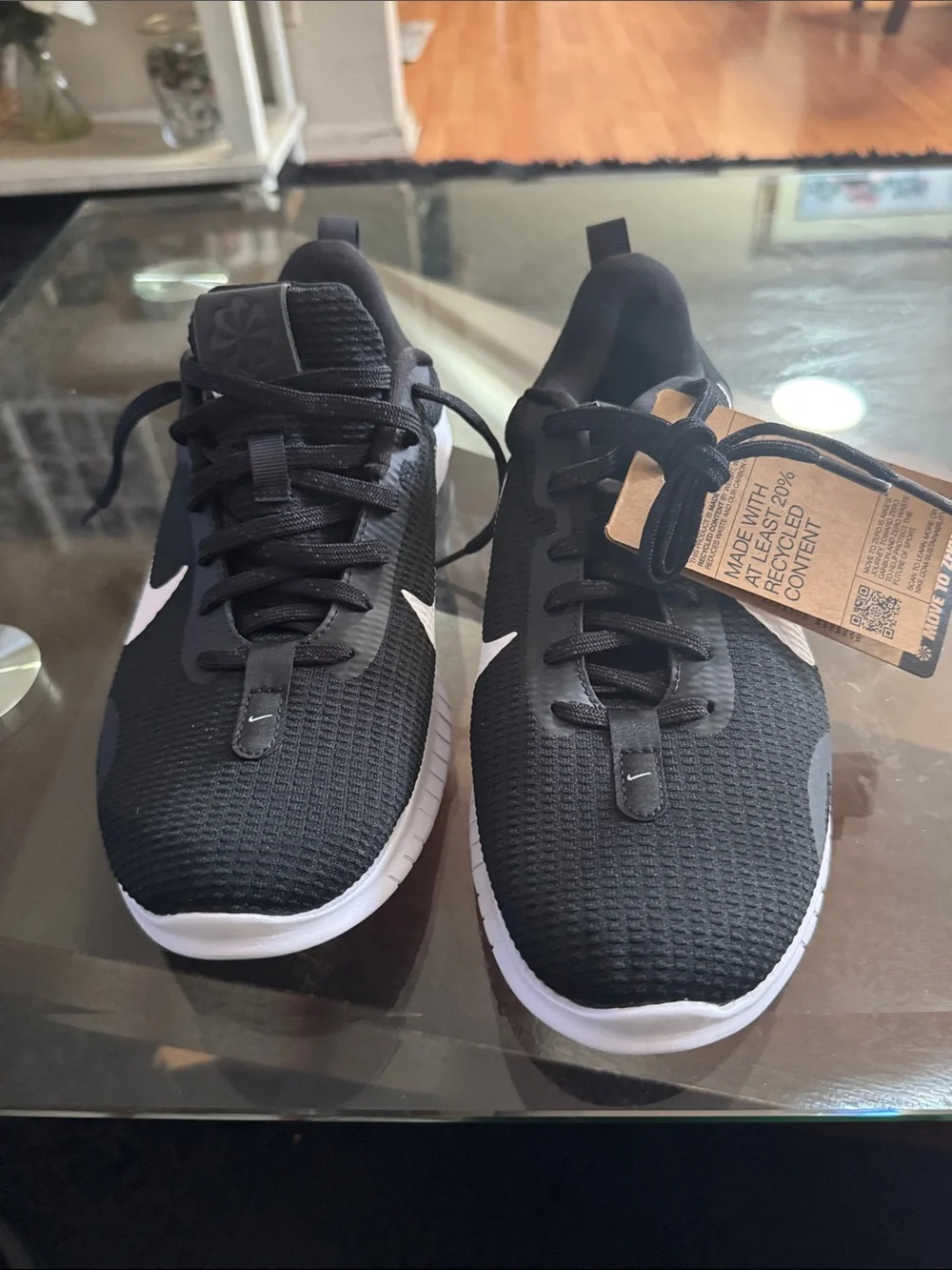 Nike Black and White Men's Running Sneakers